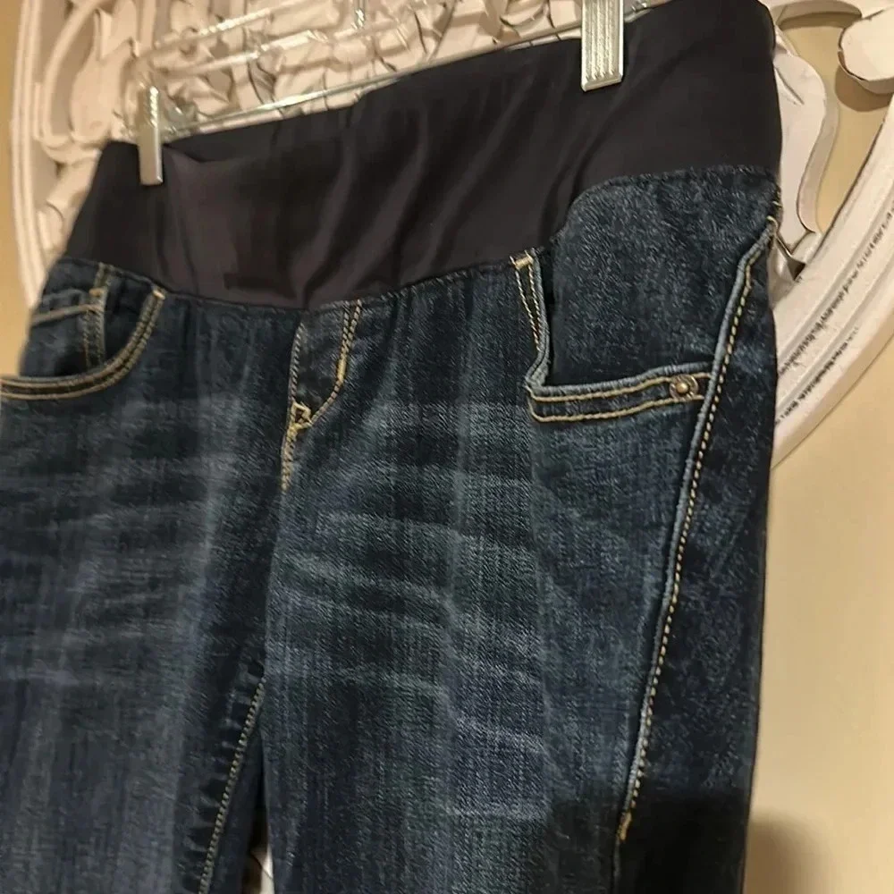 Old navy maternity Straight low panel jeans